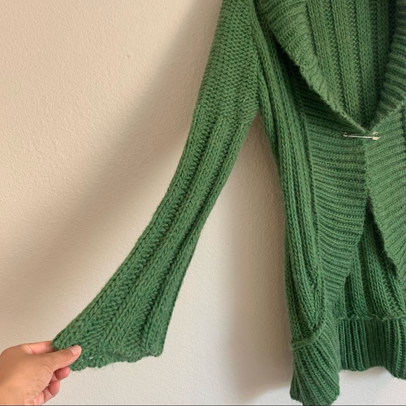 Soft surroundings open front long lined cardigan sweater size Medium - Picture 4 of 7